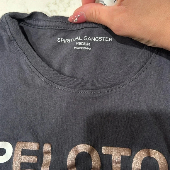 EUC Peloton x Spiritual Gangster 🌈  Repeat Muscle Tank - Picture 2 of 6